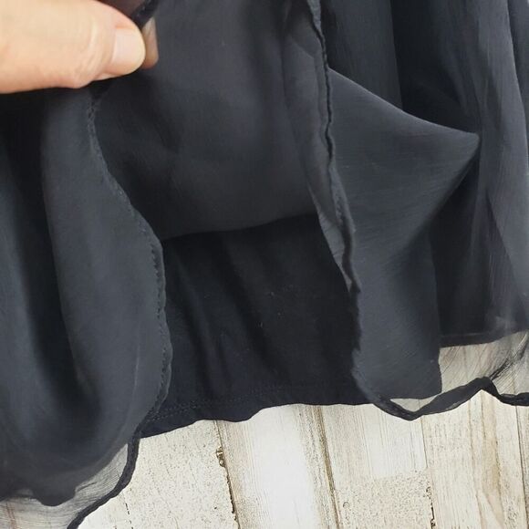 American Eagle Outfitters Beaded Tank Top Black Small - Picture 7 of 10